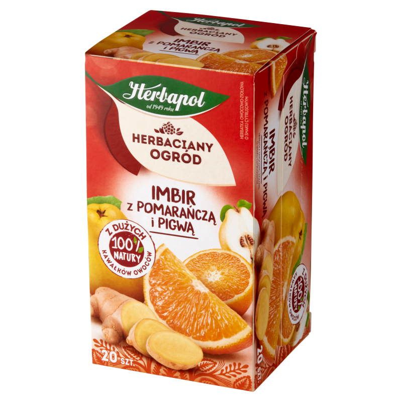HERBAPOL Imbir z Pomarańczą i Pigwą 20 torebek ex. frisco.pl