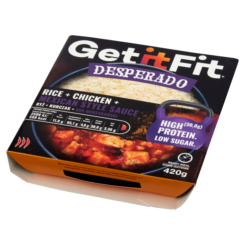 GET IT FIT Desperado ryż + kurczak + sos meksykański