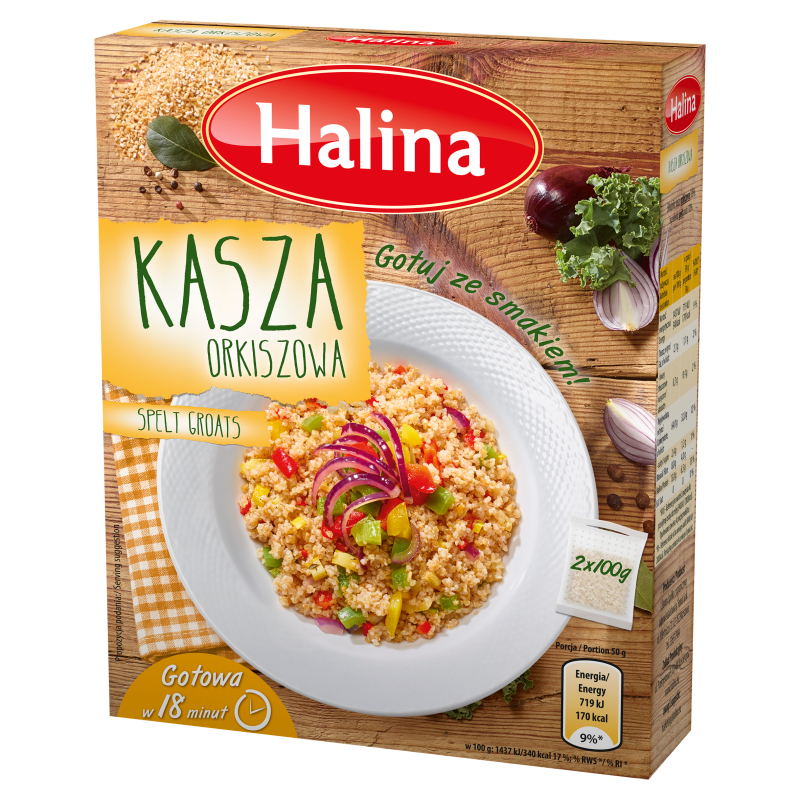 HALINA Kasza orkiszowa (2x100g)