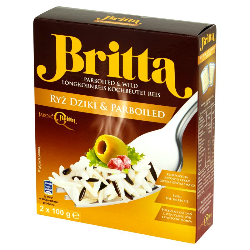 BRITTA Ryż dziki i parboiled (2x100g) frisco.pl