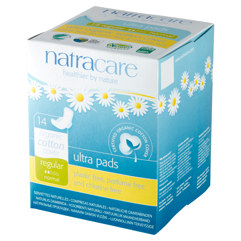 NATRACARE Podpaski ze skrzydełkami Regular 14szt BIO