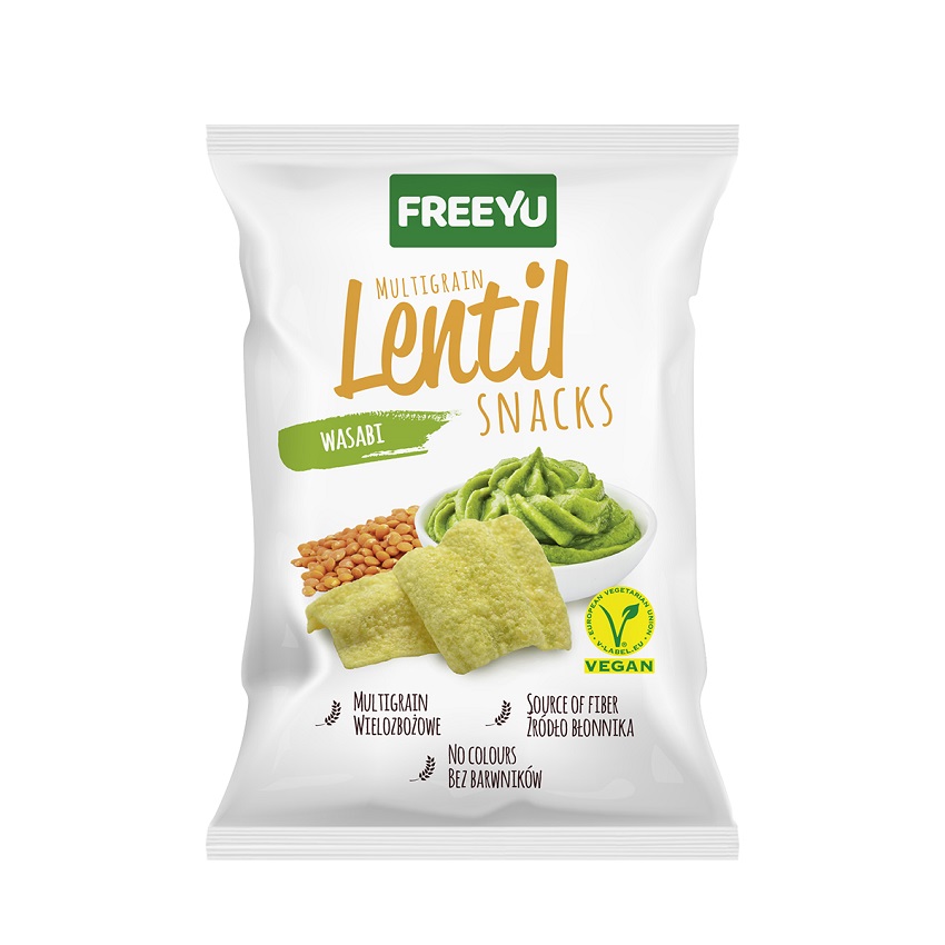 FREEYU Lentil Snacks wasabi