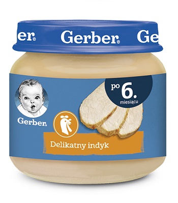 GERBER OBIADEK Delikatny Indyk dla niemowląt po 6 miesiącu