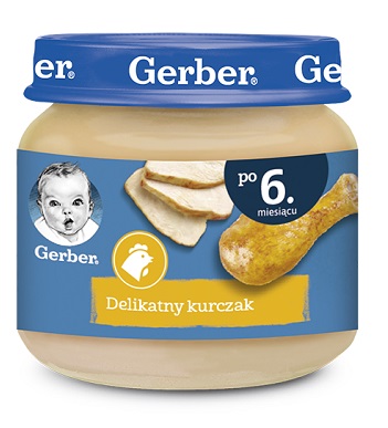 GERBER OBIADEK Delikatny Kurczak dla niemowląt po 6 miesiącu