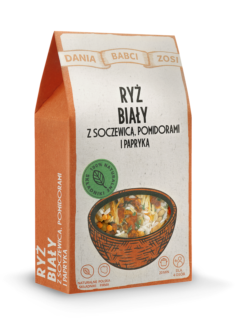 DANIA BABCI ZOSI Ryż z soczewicą pomidorami i papryką