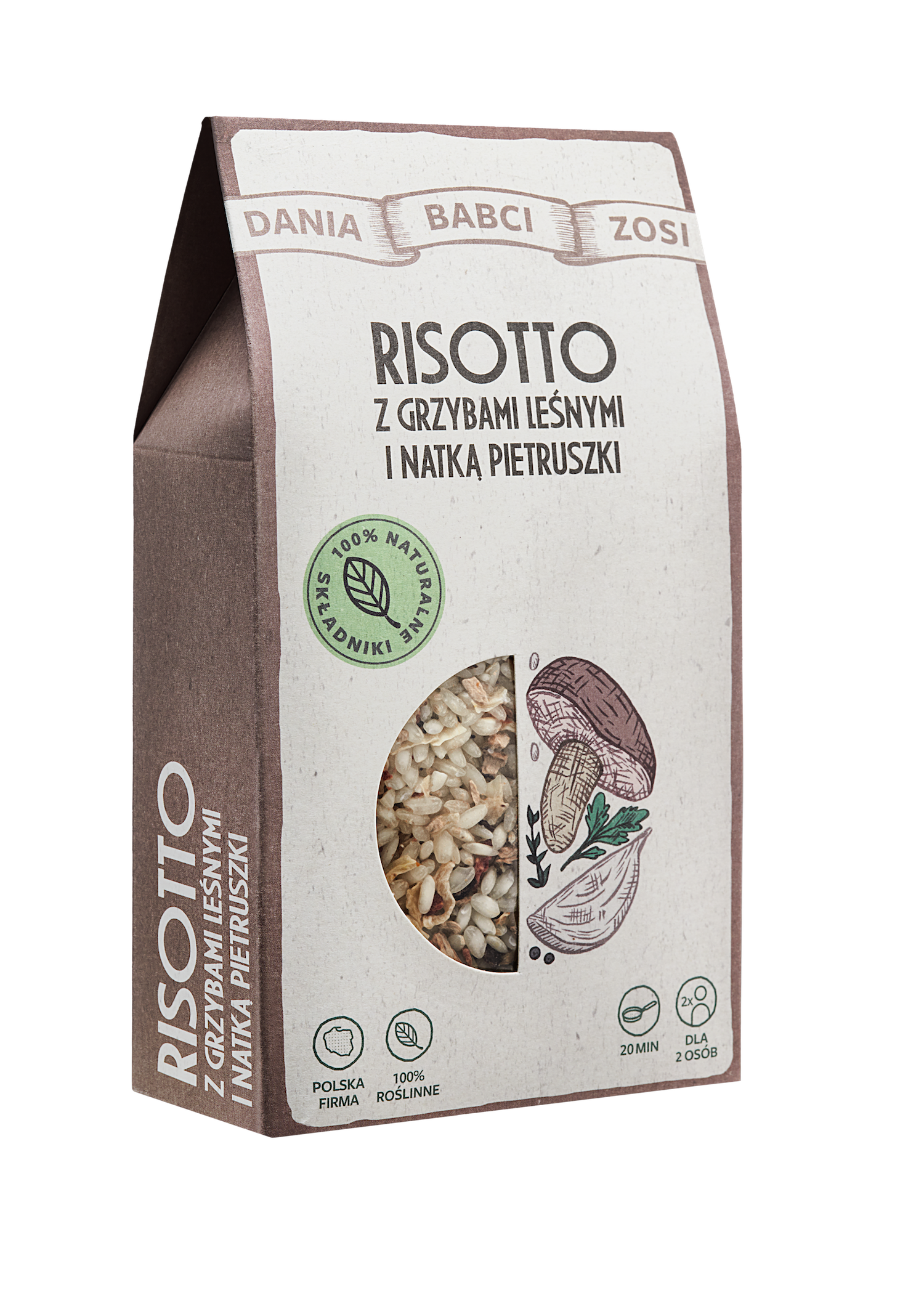 DANIA BABCI ZOSI Risotto z grzybami leśnymi i natką pietruszki