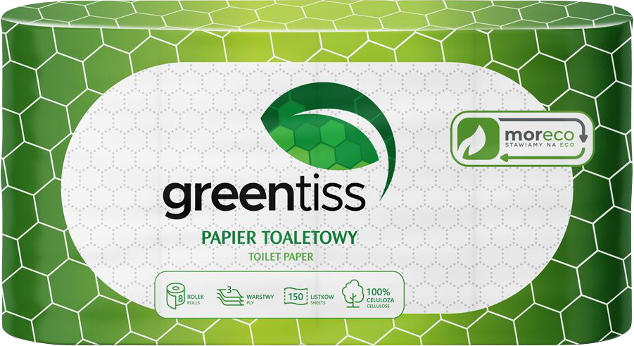 GREENTISS Papier toaletowy 8 rolek
