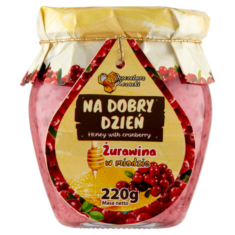 PSZCZELARZ KOZACKI Żurawina w miodzie