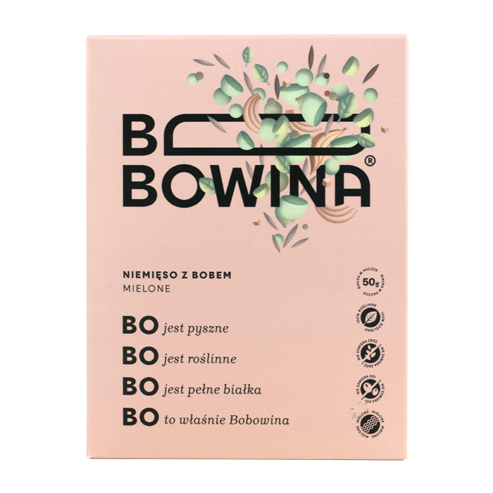 BOBOWINA Roślinne nie-mięso z bobem mielone