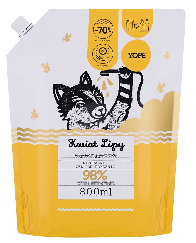 YOPE Żel pod prysznic Kwiat Lipy - uzupełnienie