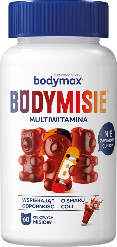 BODYMAX Bodymisie - 60 żelkowych misiów o smaku coli