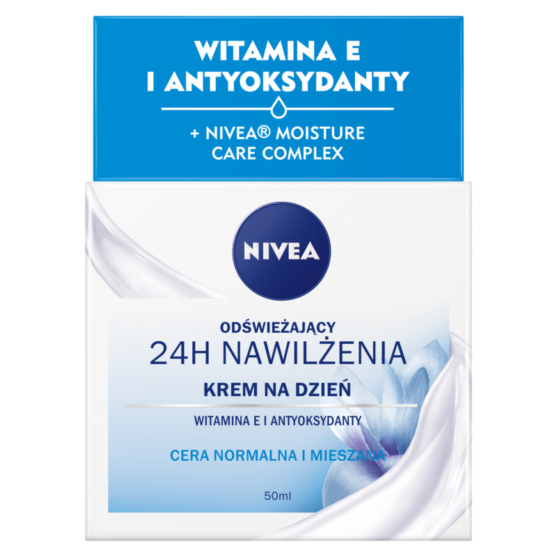 NIVEA Odświeżający krem na dzień 24 h-cera normalna i mieszana frisco.pl