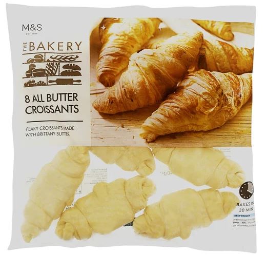 MARKS & SPENCER Croissanty maślane - 8 szt. (do odpieku)