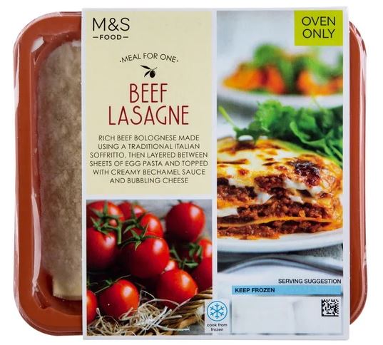MARKS & SPENCER Lasagne z wołowiną (mrożone)