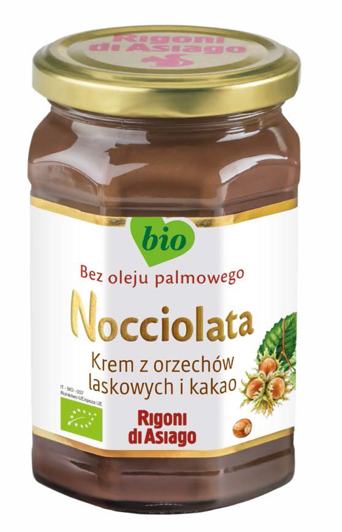 RIGONI di ASIAGO  Nocciolata BIO krem z orzechów laskowych i kakao