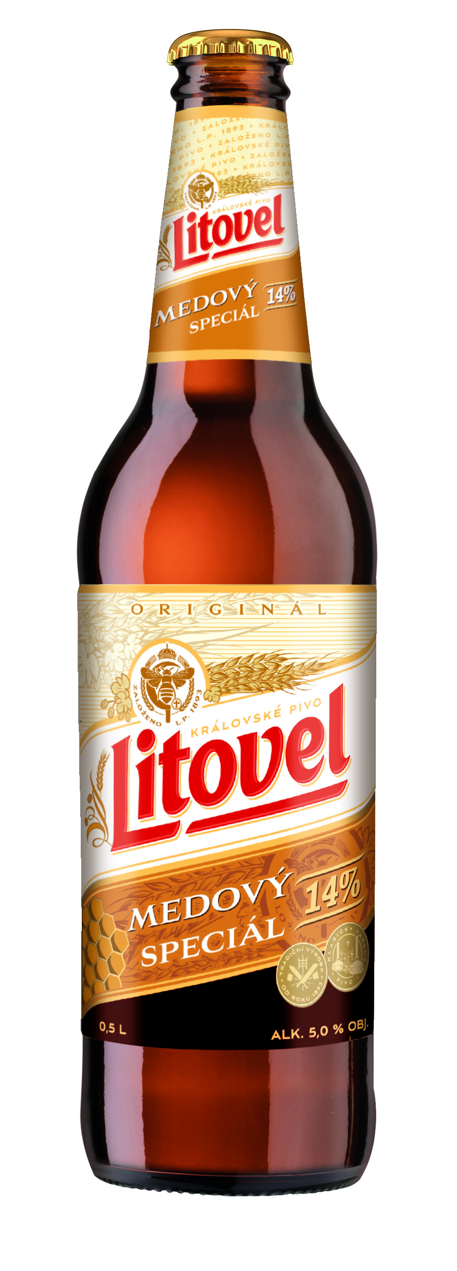 LITOVEL MEDOVY SPECIAL Piwo (cena zawiera 1 zł kaucji za butelkę)