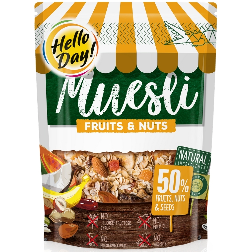 HELLO DAY! Musli Owoce & Orzechy