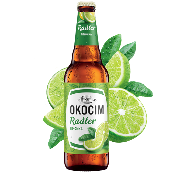 OKOCIM RADLER LIMONKA Piwo (cena zawiera 0,50 zł kaucji za butelkę)
