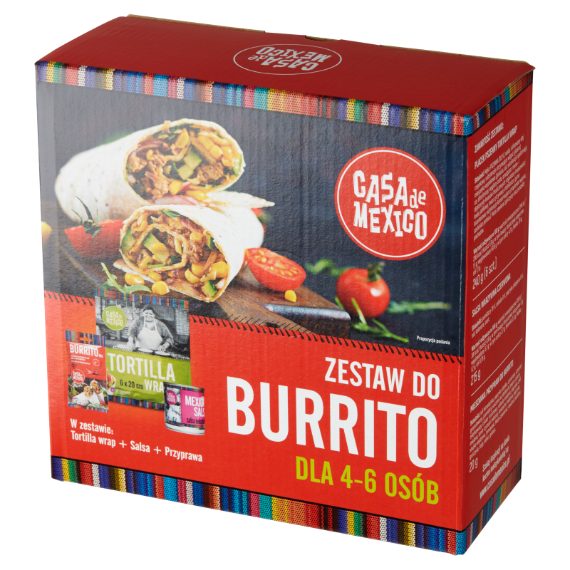 CASA DE MEXICO Zestaw do burrito (dla 4-6 osób)