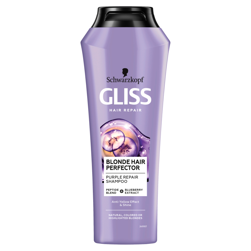 SCHWARZKOPF GLISS Blonde Hair Perfector Szampon do blond włosów