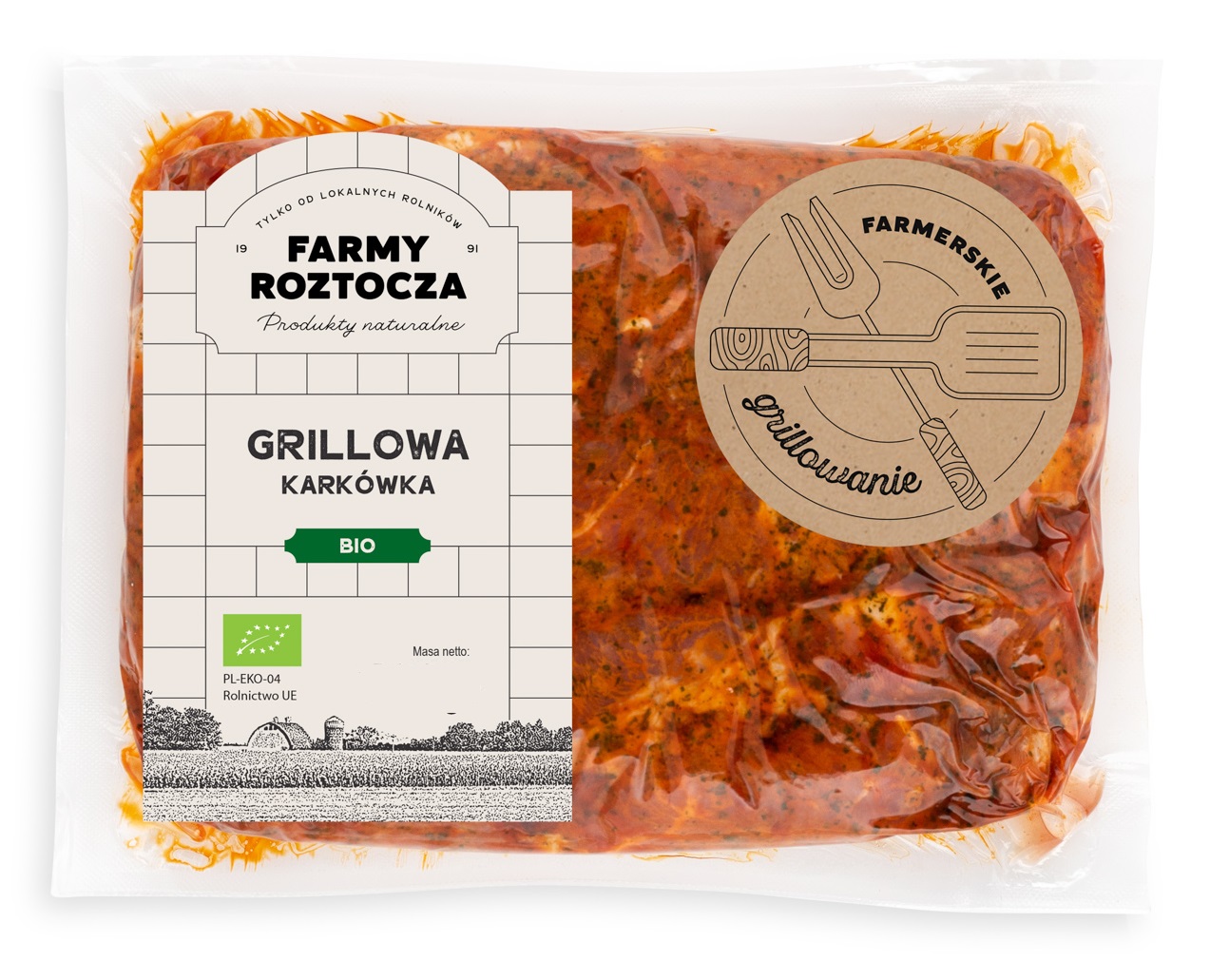 FARMY ROZTOCZA Grillowa karkówka BIO (240g-360g)