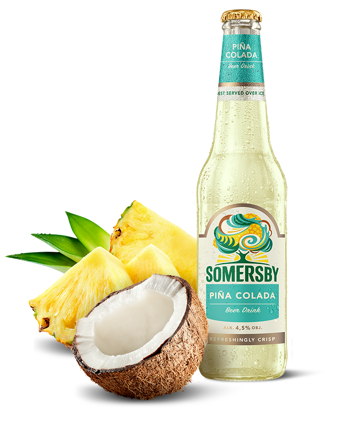 SOMERSBY PINA COLADA Napój piwny (butelka bezzwrotna)