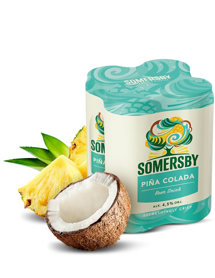 SOMERSBY PINA COLADA Napój piwny 4x500ml (puszka)