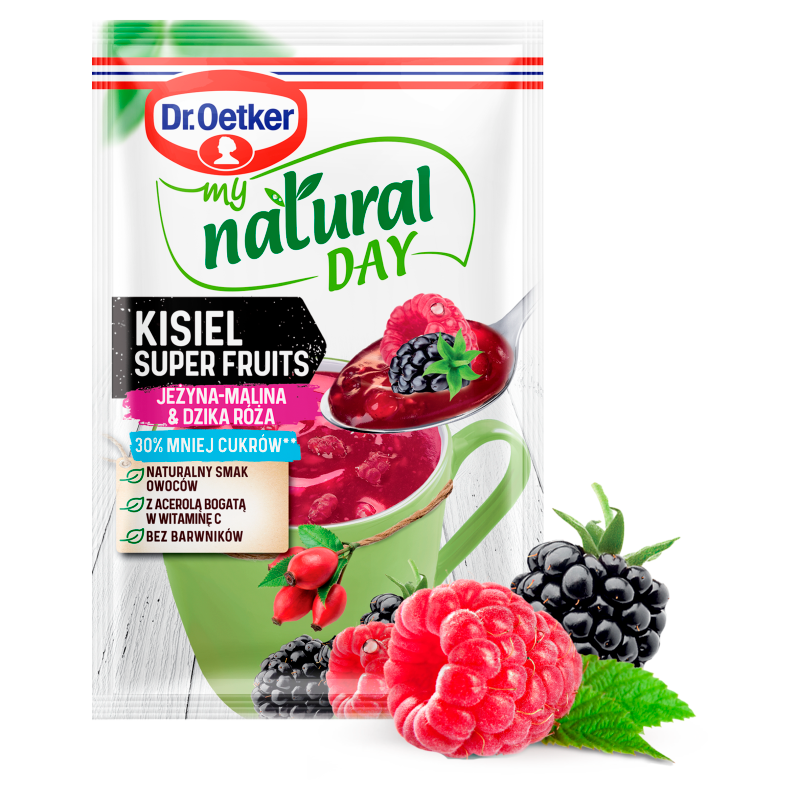 DR. OETKER My Natural Day Kisiel malina-jeżyna