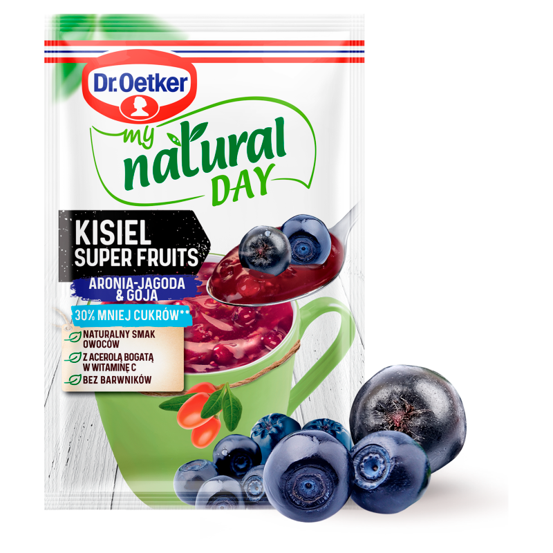 DR. OETKER My Natural Day Kisiel jagoda-aronia