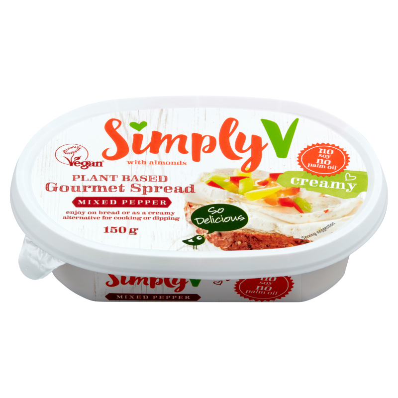 SIMPLY V Pasta kanapkowa na bazie migdałów z papryką frisco.pl