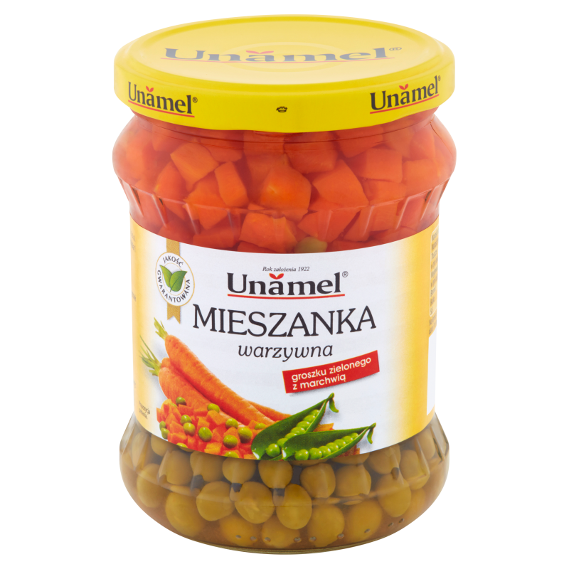 UNAMEL Mieszanka warzywna groszek z marchwią