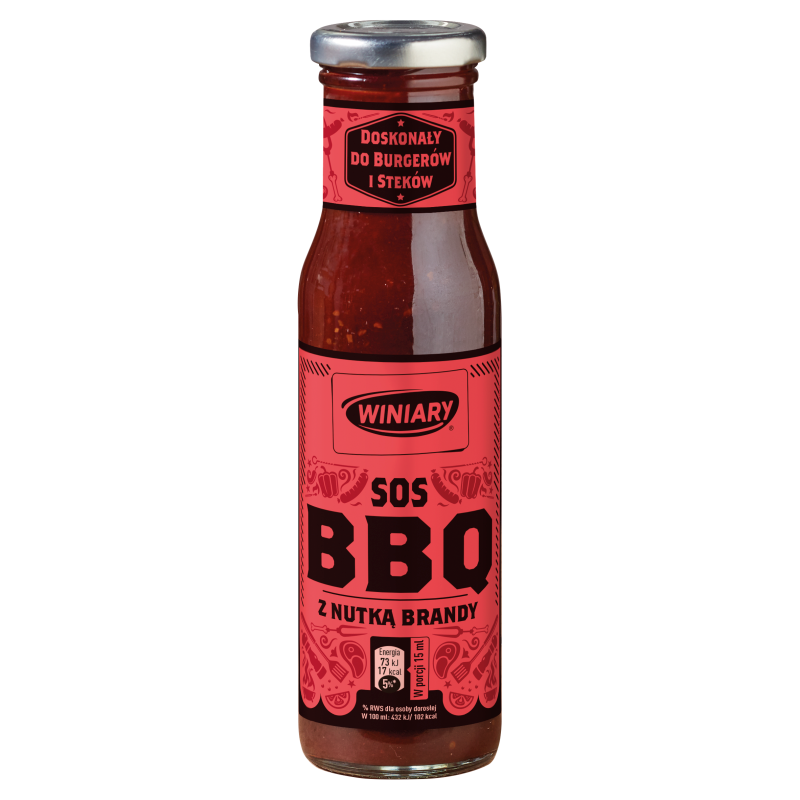 WINIARY Sos barbecue z nutą brandy