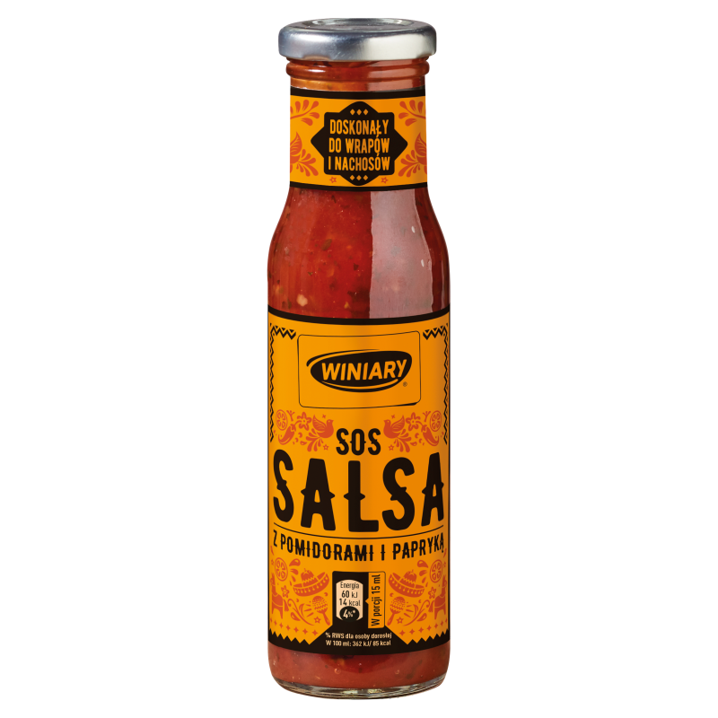 WINIARY Sos salsa z pomidorami i jalapeno