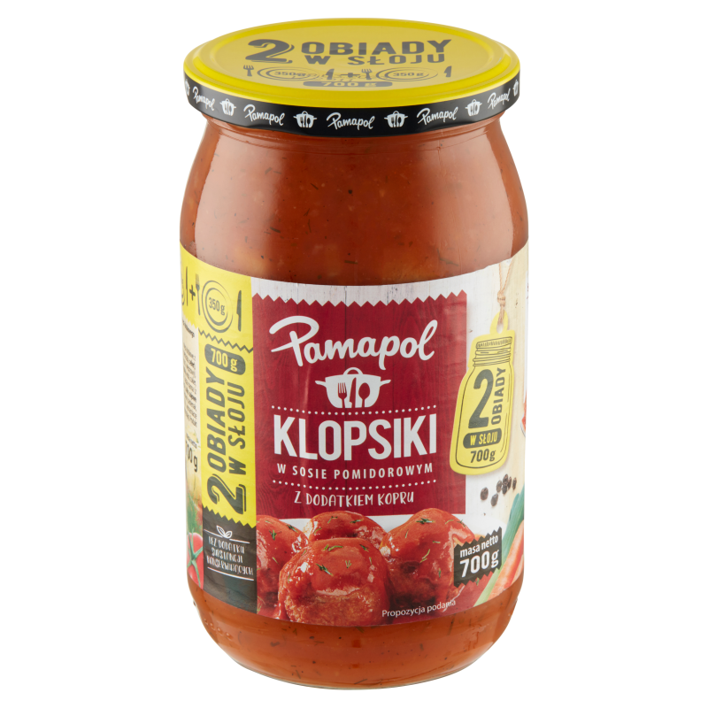 PAMAPOL Klopsiki w sosie pomidorowym z dodatkiem kopru
