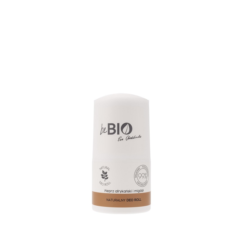 beBIO Ewa Chodakowska Naturalny deo roll-on PIEPRZ AFRYKAŃSKI I MIGDAŁ