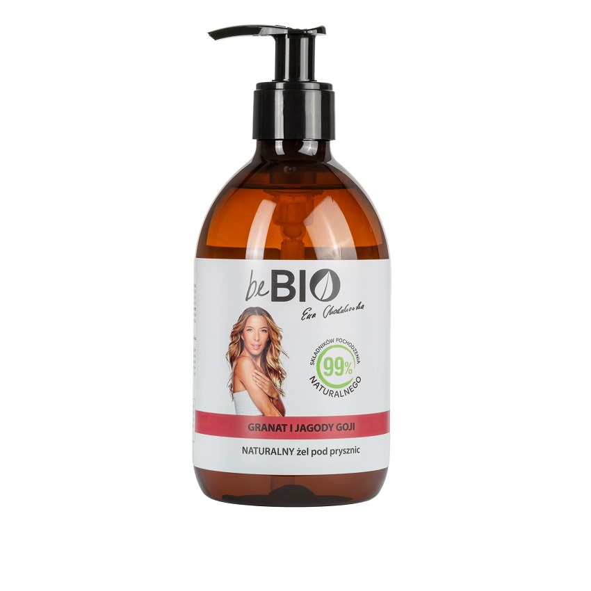 beBIO Ewa Chodakowska Naturalny żel pod prysznic GRANAT I JAGODY GOJI