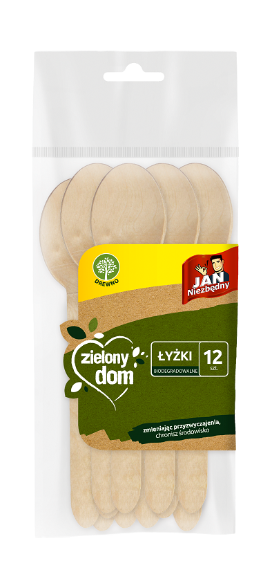 JAN NIEZBĘDNY Łyżki drewniane 12 szt.