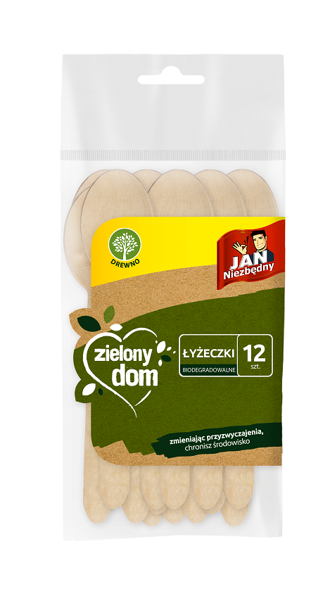 JAN NIEZBĘDNY Łyżeczki drewniane 12 szt.