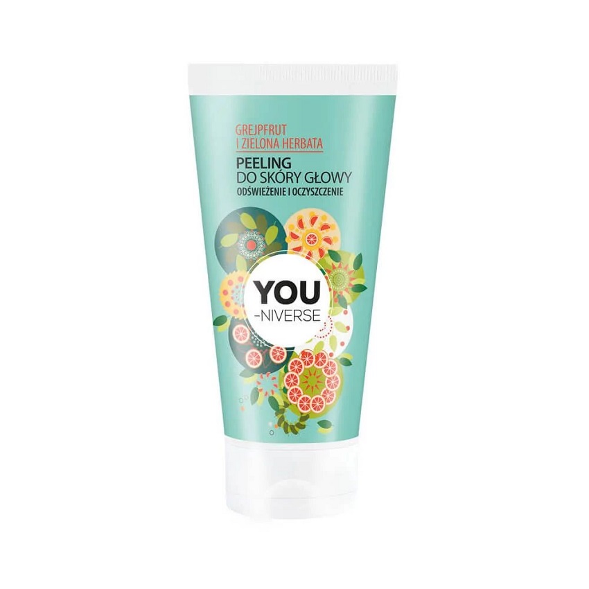 YOU-NIVERSE Peeling do skóry głowy odświeżająco-oczyszczający Grejpfrut i Zielona Herbata