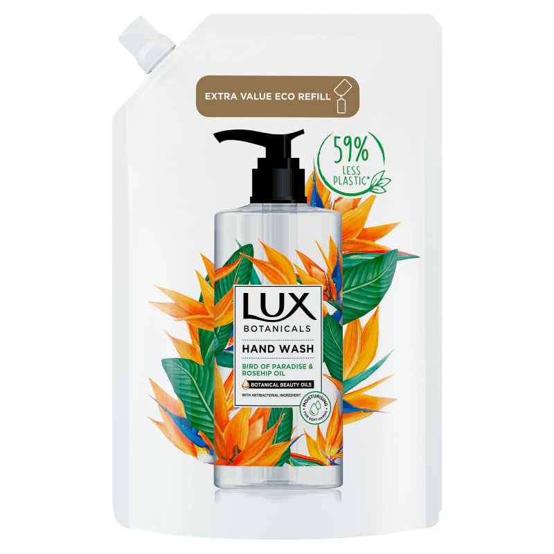 LUX Botanicals Mydło w płynie uzupełnienie Bird of Paradise & Rosehip Oil