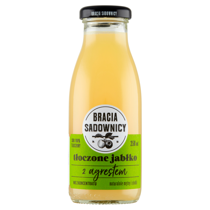 BRACIA SADOWNICY Tłoczone Jabłko z agrestem