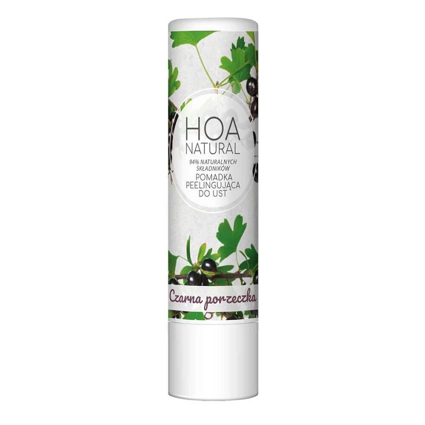 HOA NATURAL Pomadka peelingująca czarna porzeczka