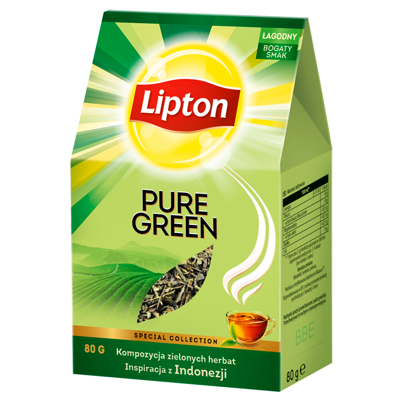 LIPTON Pure Green Herbata zielona liściasta frisco.pl