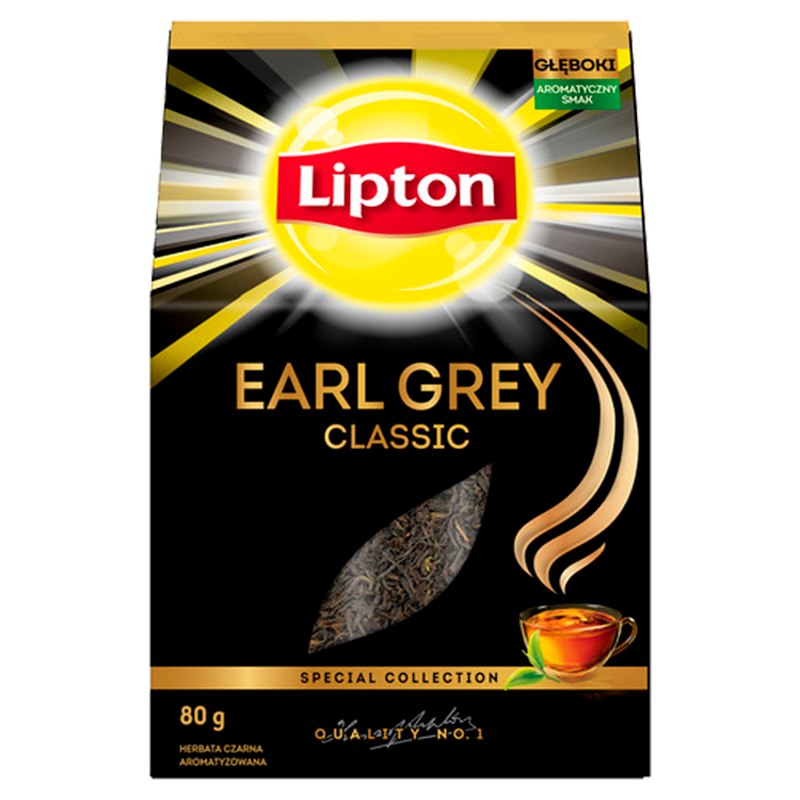 LIPTON Earl Grey Classic Herbata czarna liściasta