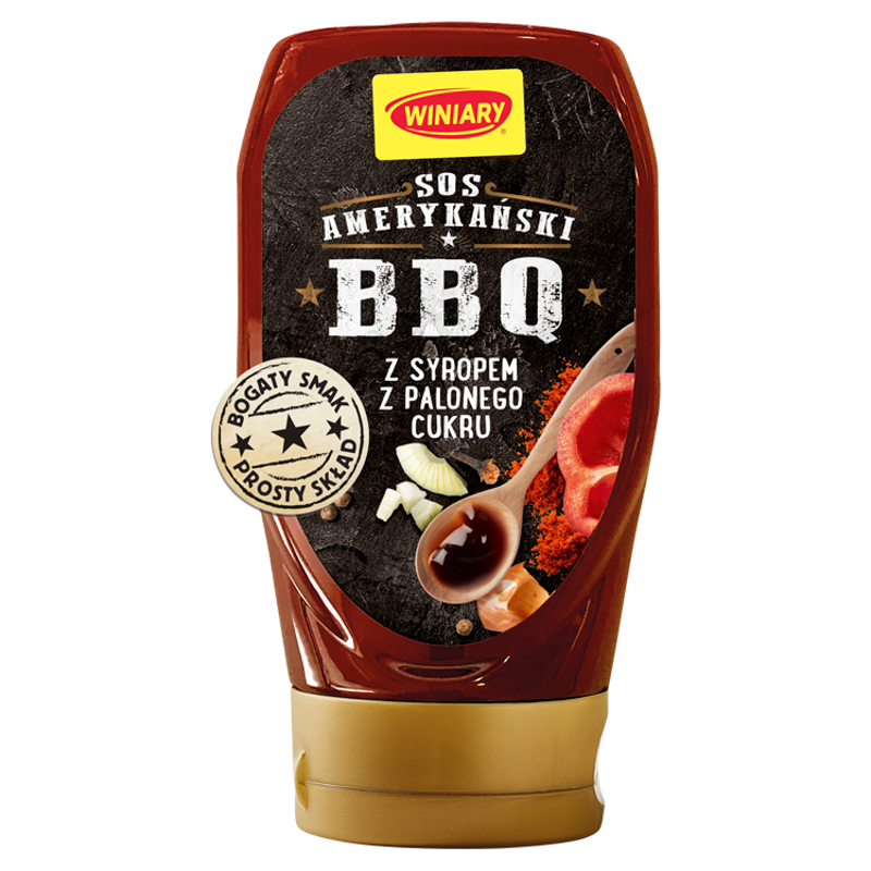 WINIARY Sos amerykański barbecue z syropem z palonego cukru frisco.pl
