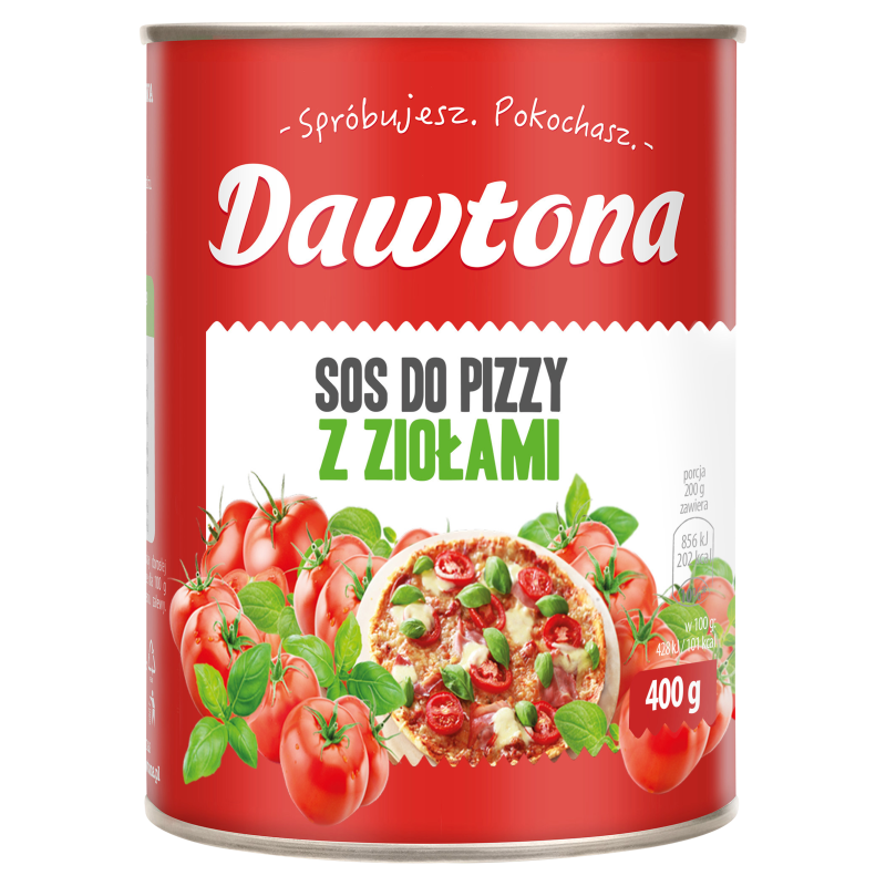 DAWTONA Sos do pizzy z ziołami