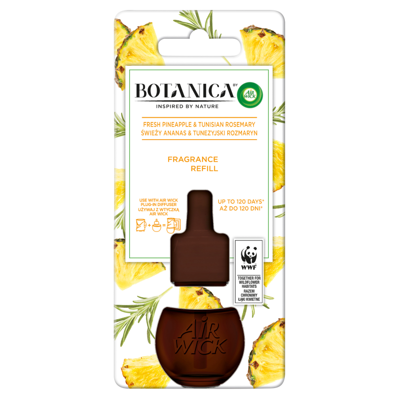 AIR WICK Botanica Wkład odświeżacza powietrza Świeży Ananas & Tunezyjski Rozmaryn