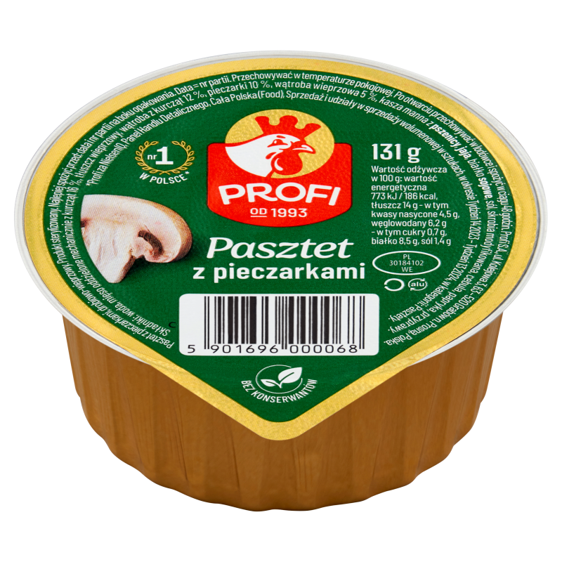 PROFI Pasztet Wielkopolski z drobiem i pieczarkami frisco.pl