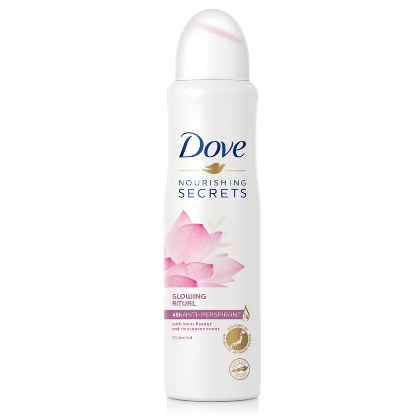 DOVE Antyperspirant w aerozolu dla kobiet Lotus & Rice Water