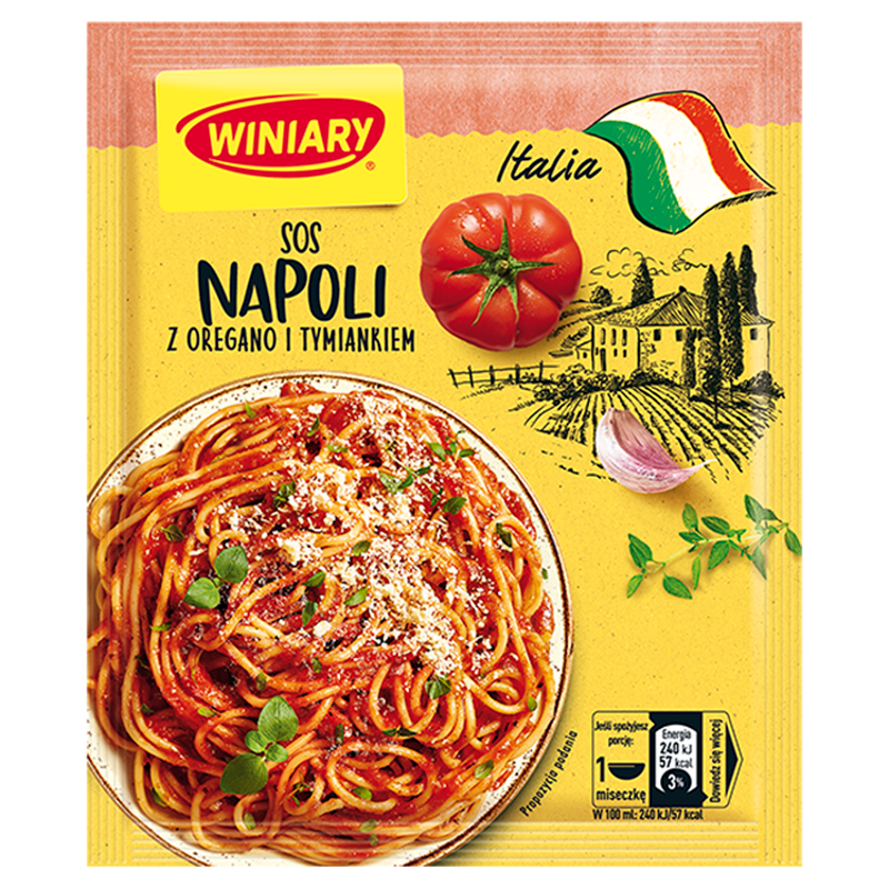 WINIARY Sos Italia Sos Napoli z oregano i tymiankiem frisco.pl
